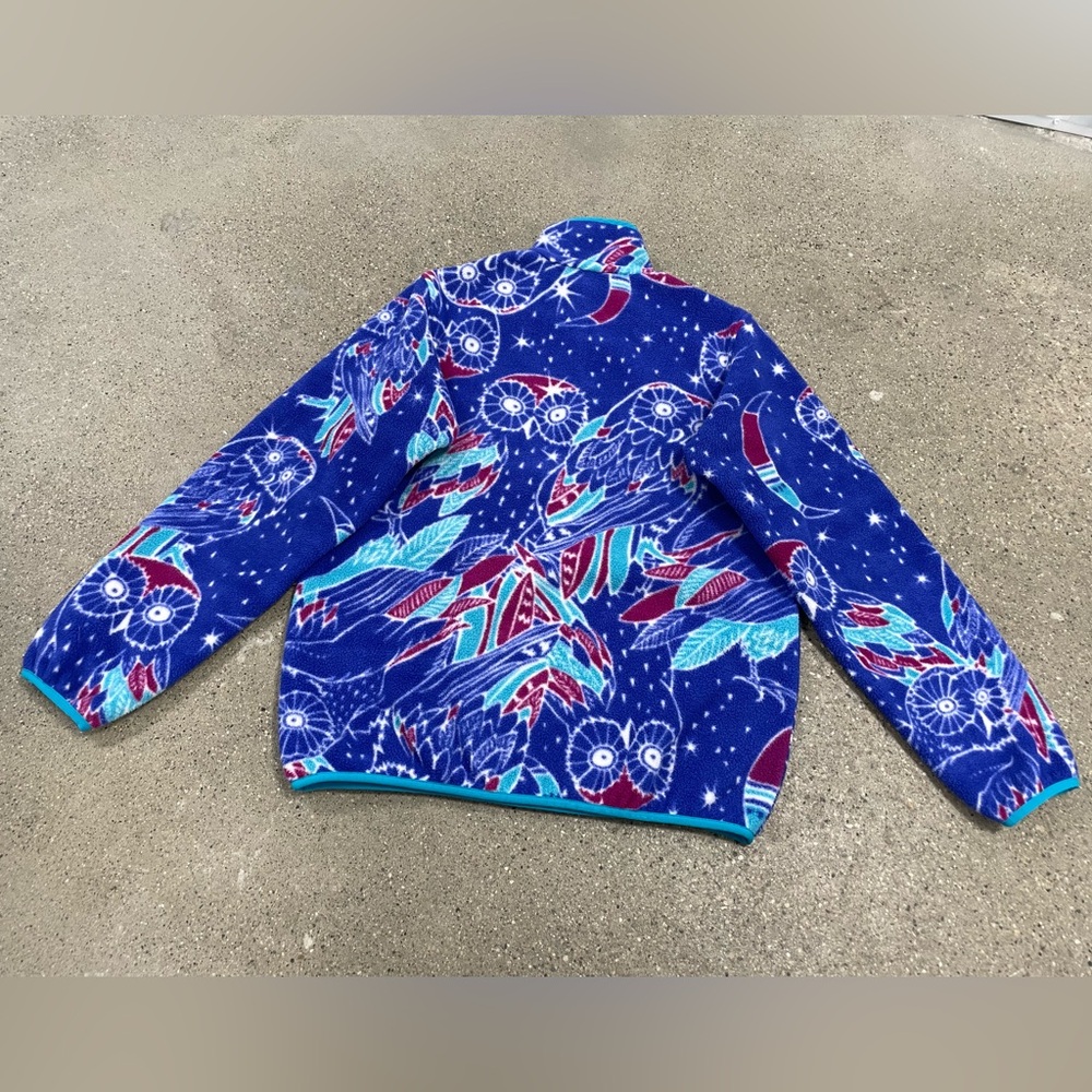 Rare Patagonia Synchilla Owl Harvest Moon pullover fleece adult size Small - Picture 11 of 12